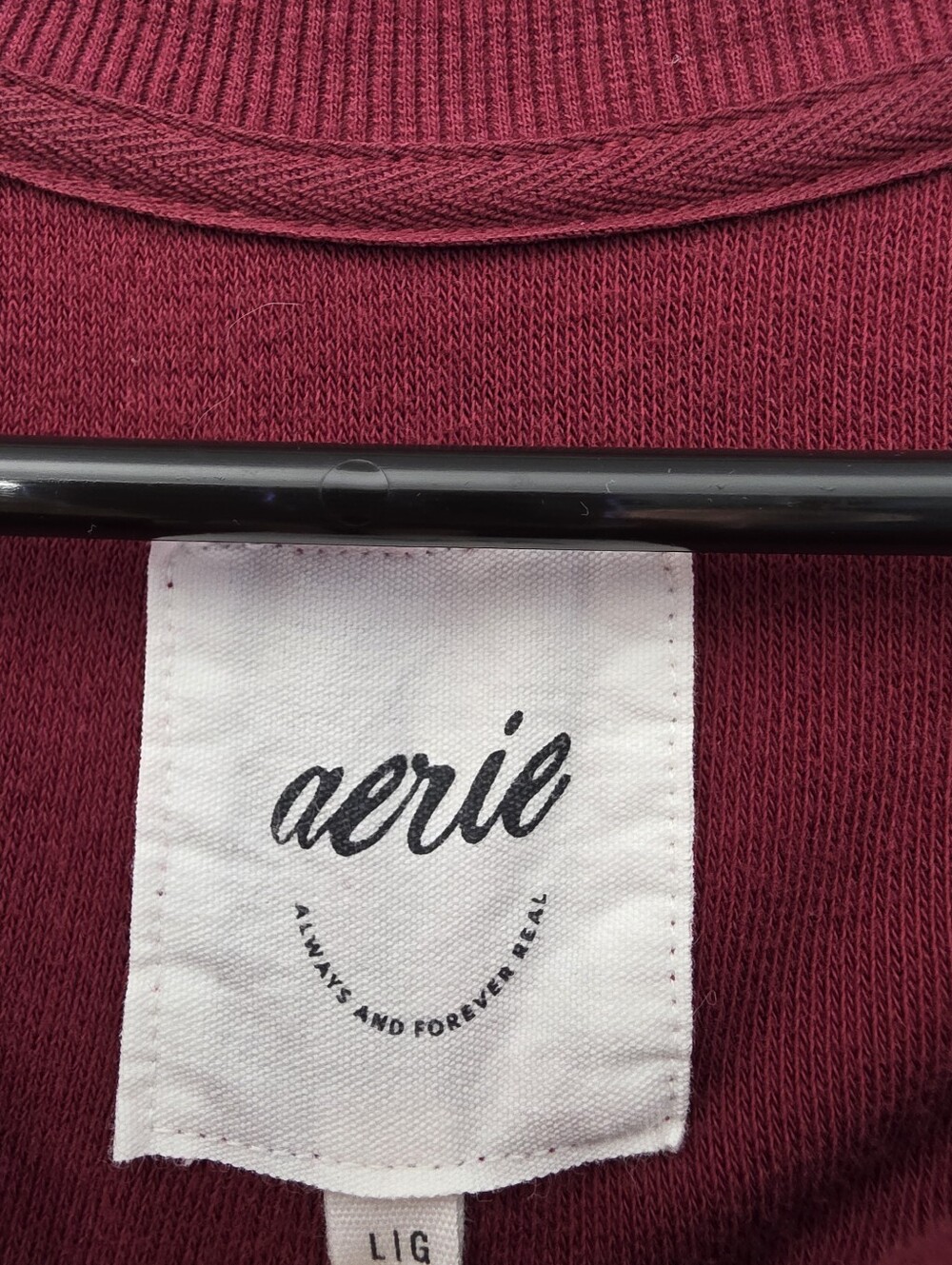 Aerie Sherpa Henley Long Sleeve Top - Picture 2 of 2